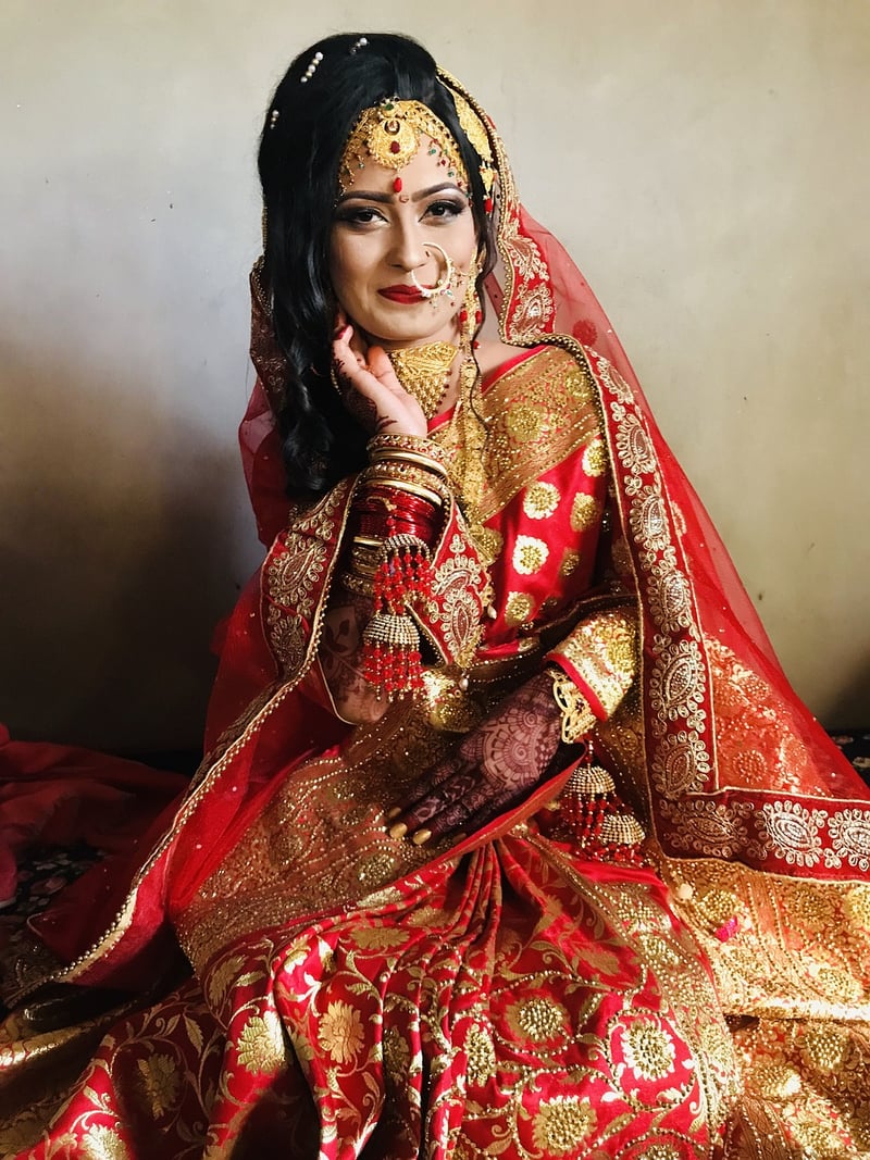Moonlit Bridal Attire